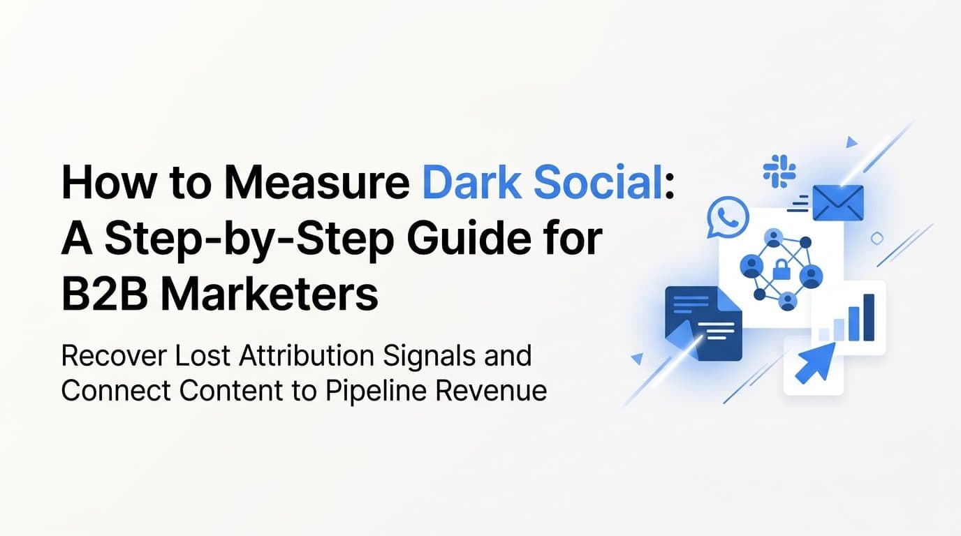 How to Measure Dark Social: A Step-by-Step Guide for B2B Marketers
