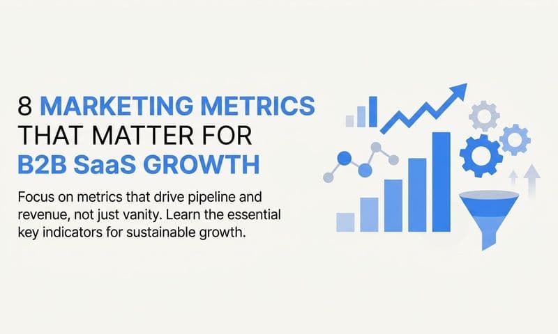 8 Marketing Metrics That Matter for B2B SaaS Growth