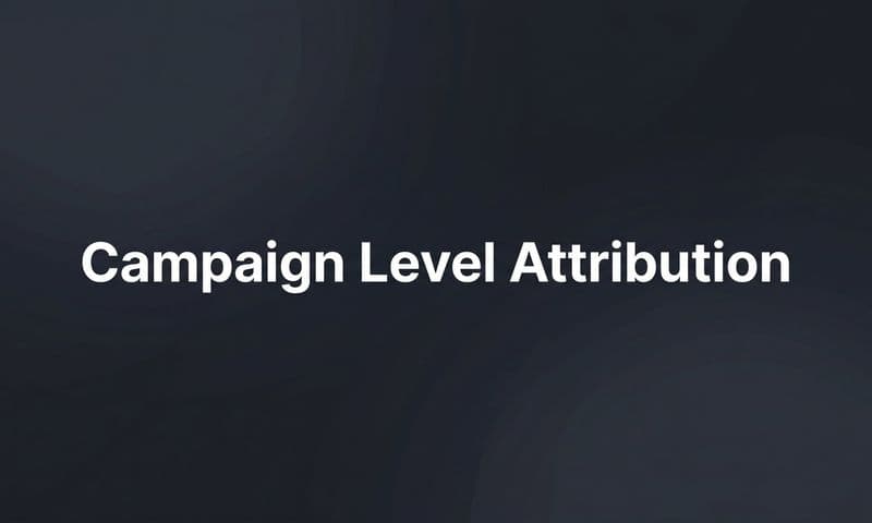 Campaign Level Attribution: How to Measure What's Actually Driving Revenue