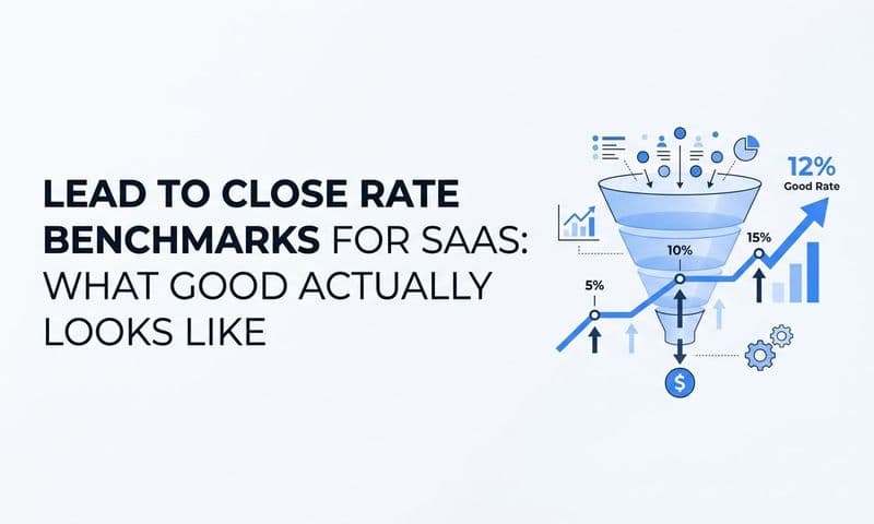 Lead to Close Rate Benchmarks for SaaS: What Good Actually Looks Like