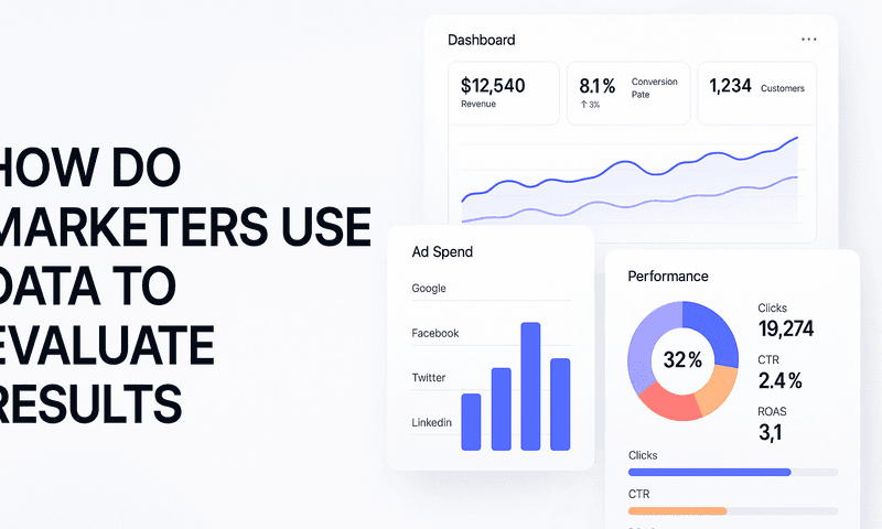 How Do Marketers Use Data To Evaluate Results: A Framework For Turning Dashboards Into Revenue Decisions