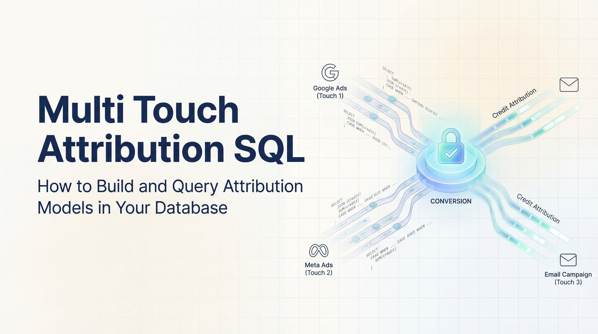 Multi Touch Attribution SQL: How to Build and Query Attribution Models in Your Database
