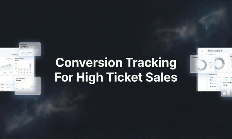 Conversion Tracking for High Ticket Sales: The Complete Guide to Measuring What Actually Drives Revenue