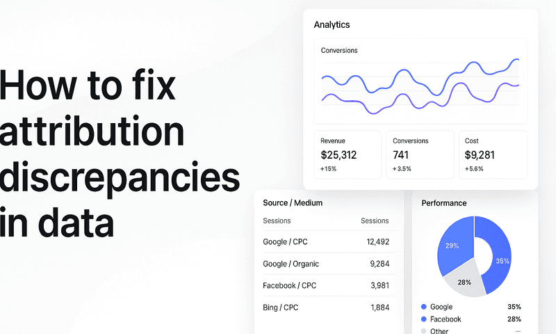How To Fix Attribution Discrepancies In Data: The Marketer's Guide To Solving Conflicting Numbers
