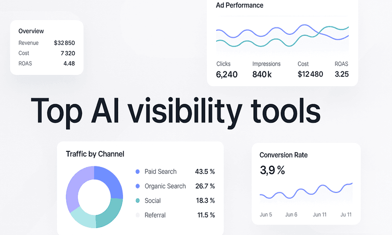 7 Top AI Visibility Tools That Help Your Brand Get Mentioned In AI Search