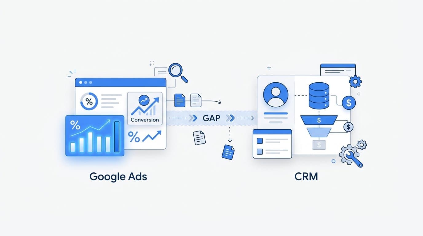 Google Ads Conversions Don't Match CRM: How to Find and Fix the Gap