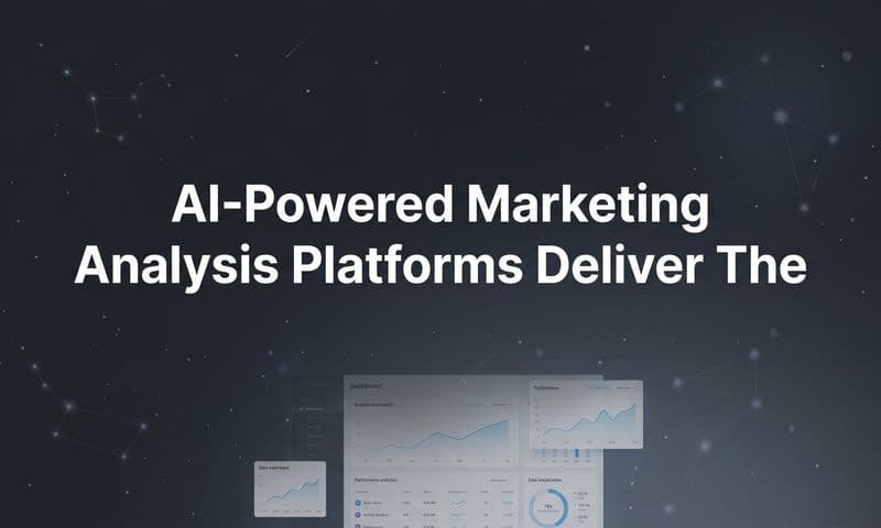 How AI-Powered Marketing Analysis Platforms Deliver the Insights You Actually Need