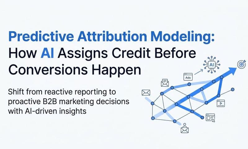 Predictive Attribution Modeling: How AI Assigns Credit Before Conversions Happen