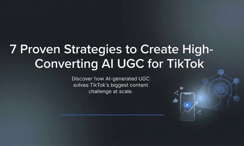 7 Proven Strategies to Create High-Converting AI UGC for TikTok