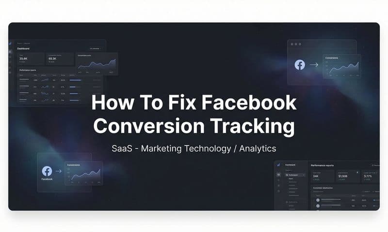 How to Fix Facebook Conversion Tracking: A Step-by-Step Troubleshooting Guide