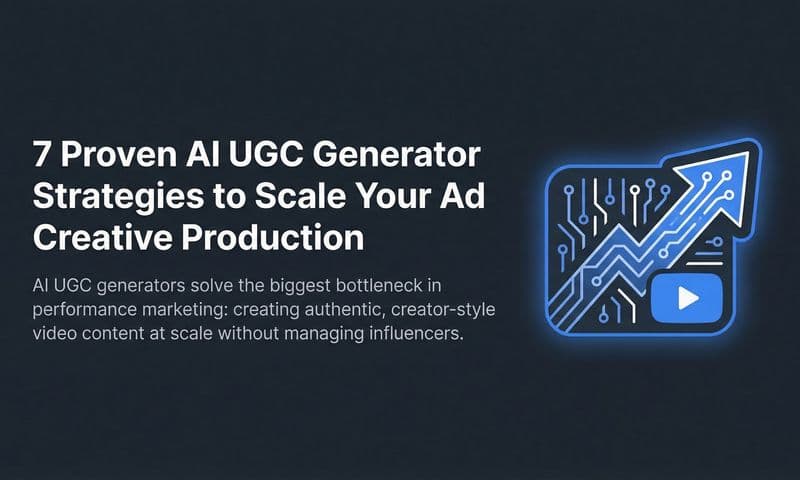 7 Proven AI UGC Generator Strategies to Scale Your Ad Creative Production