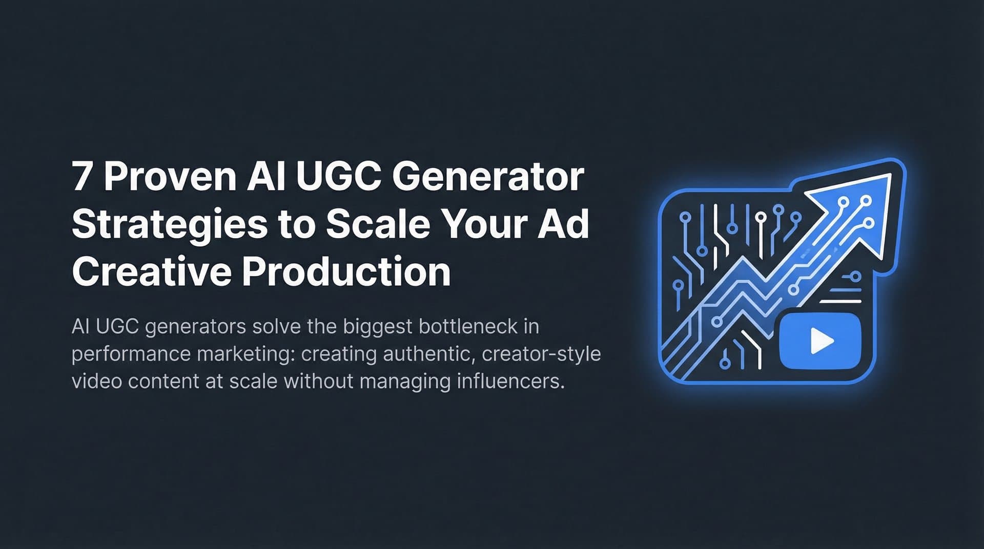7 Proven AI UGC Generator Strategies to Scale Your Ad Creative Production