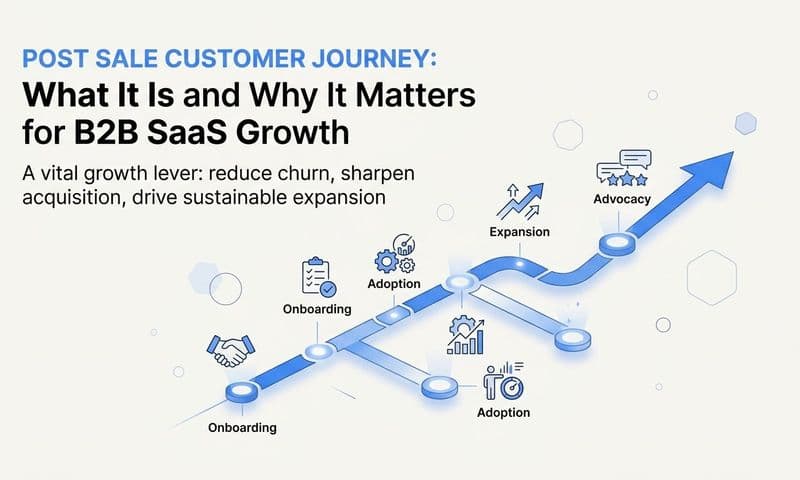 Post Sale Customer Journey: What It Is and Why It Matters for B2B SaaS Growth