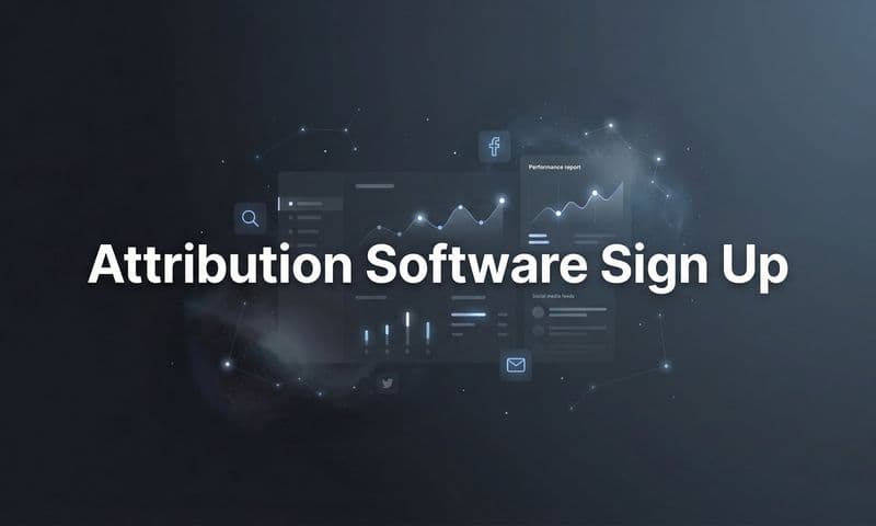 How to Sign Up for Attribution Software: A Complete Step-by-Step Guide