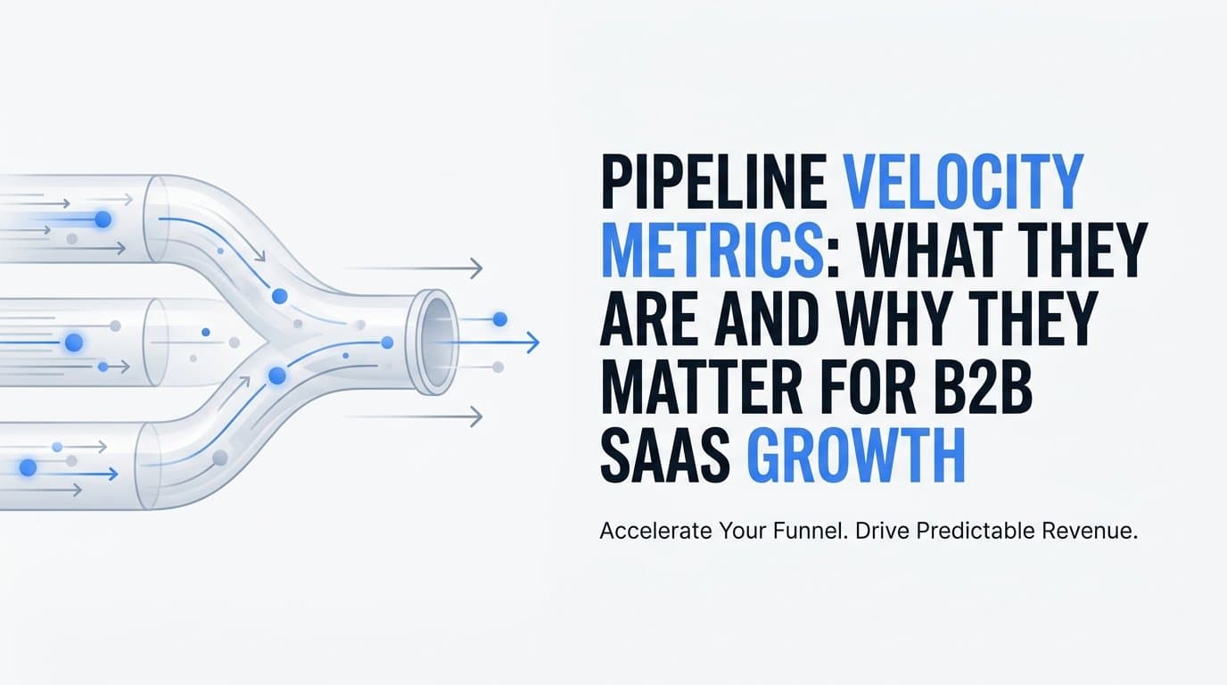 Pipeline Velocity Metrics: What They Are and Why They Matter for B2B SaaS Growth