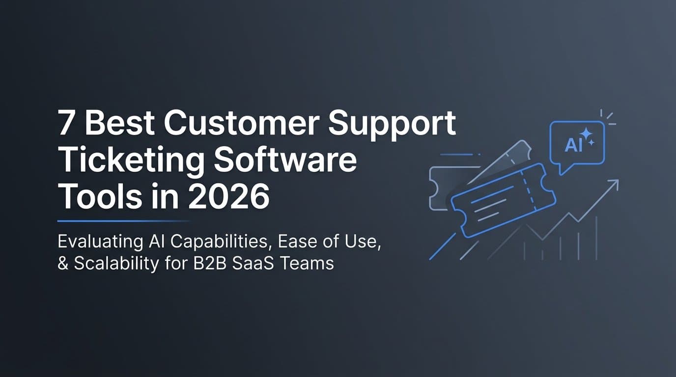 7 Best Customer Support Ticketing Software Tools in 2026