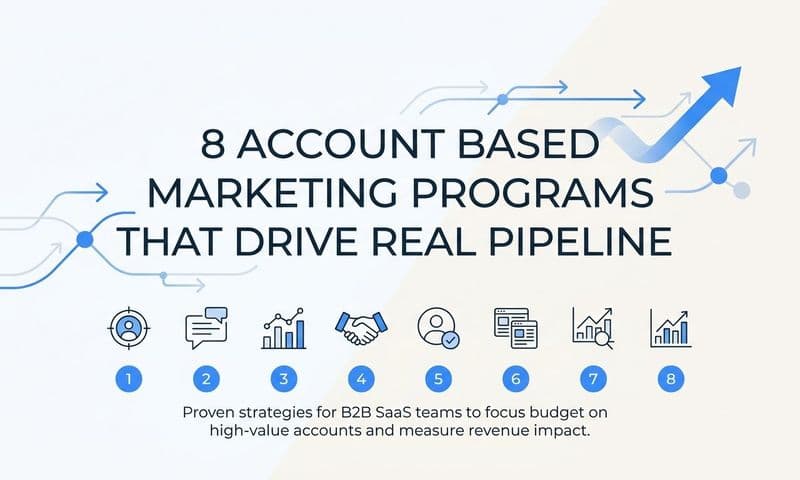 8 Account Based Marketing Programs That Drive Real Pipeline