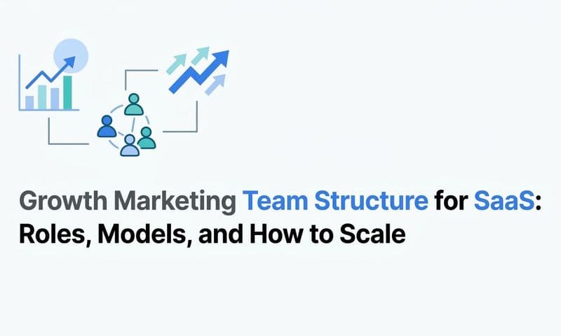 Growth Marketing Team Structure for SaaS: Roles, Models, and How to Scale