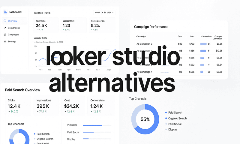 Top 8 Looker Studio Alternatives To Enhance Your Data Analytics Experience