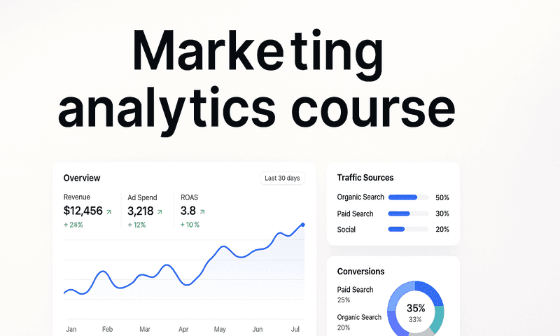 Marketing Analytics Course: How To Transform Data Into Revenue-Driving Decisions