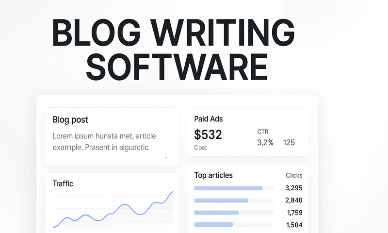Top 6 Blog Writing Software To Overcome Writer's Block In 2025
