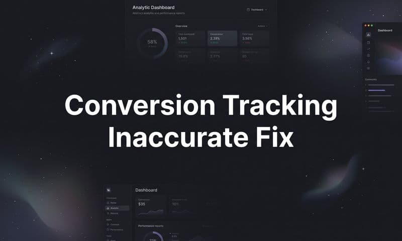 How to Fix Inaccurate Conversion Tracking: A Step-by-Step Guide