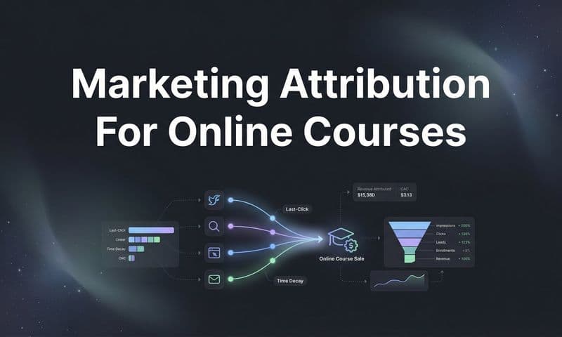 Marketing Attribution for Online Courses: How to Track What Actually Drives Enrollments