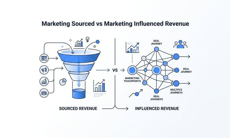 Marketing Sourced vs Marketing Influenced Revenue: What the Difference Means for Your Growth Strategy