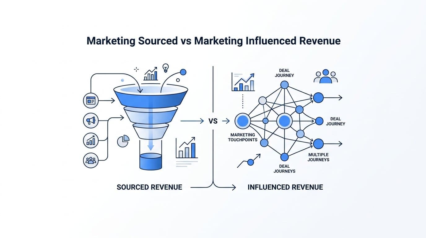 Marketing Sourced vs Marketing Influenced Revenue: What the Difference Means for Your Growth Strategy
