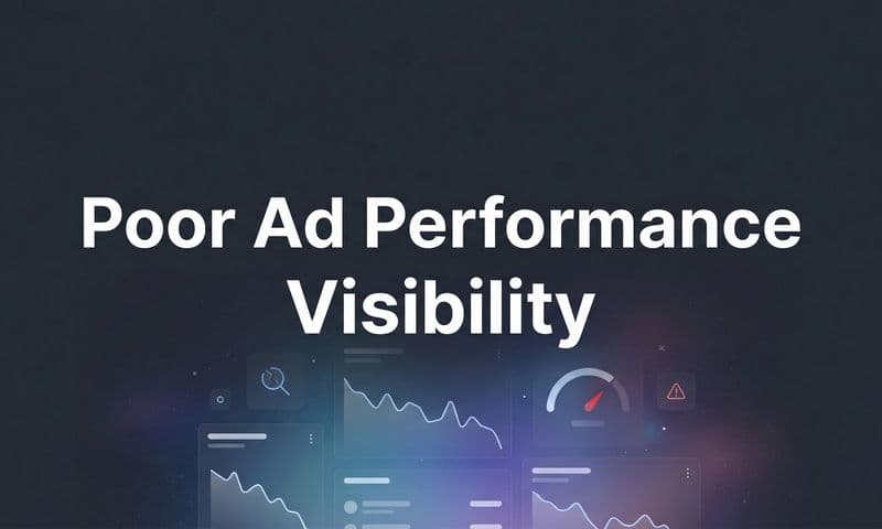 Poor Ad Performance Visibility: Why You Can't See What's Working (And How to Fix It)