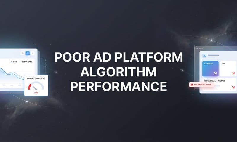 Poor Ad Platform Algorithm Performance: Why Your Ads Aren't Learning and How to Fix It