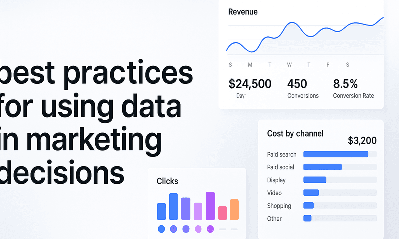 6 Best Practices For Using Data In Marketing Decisions That Actually Drive ROI