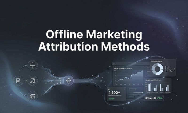 7 Proven Offline Marketing Attribution Methods to Track Real-World Campaigns