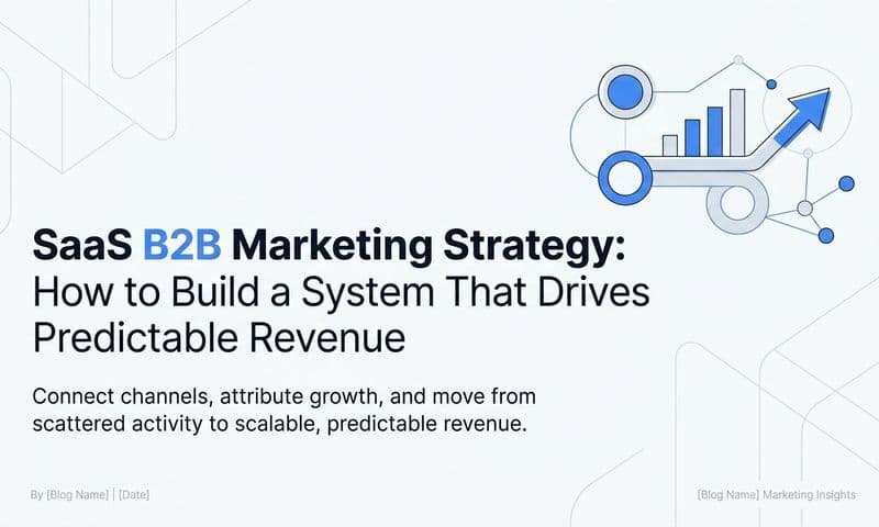 SaaS B2B Marketing Strategy: How to Build a System That Drives Predictable Revenue
