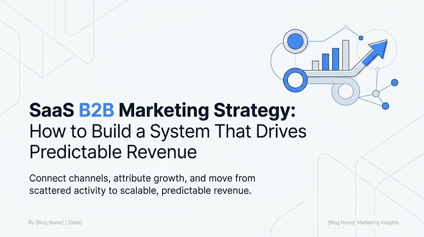 SaaS B2B Marketing Strategy: How to Build a System That Drives Predictable Revenue