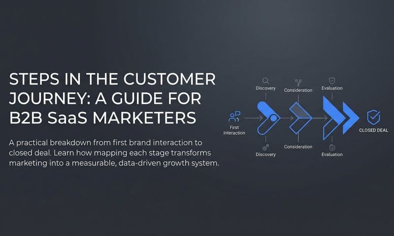 Steps in the Customer Journey: A Guide for B2B SaaS Marketers