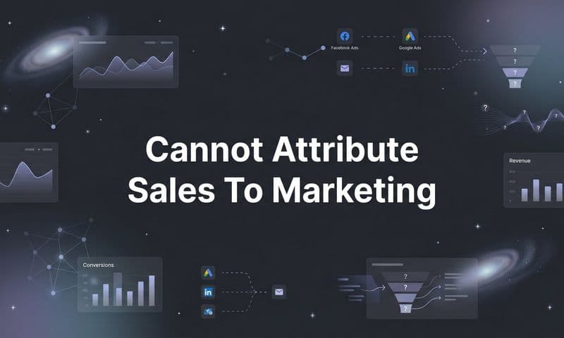 Cannot Attribute Sales to Marketing? Here's How to Fix It Step by Step
