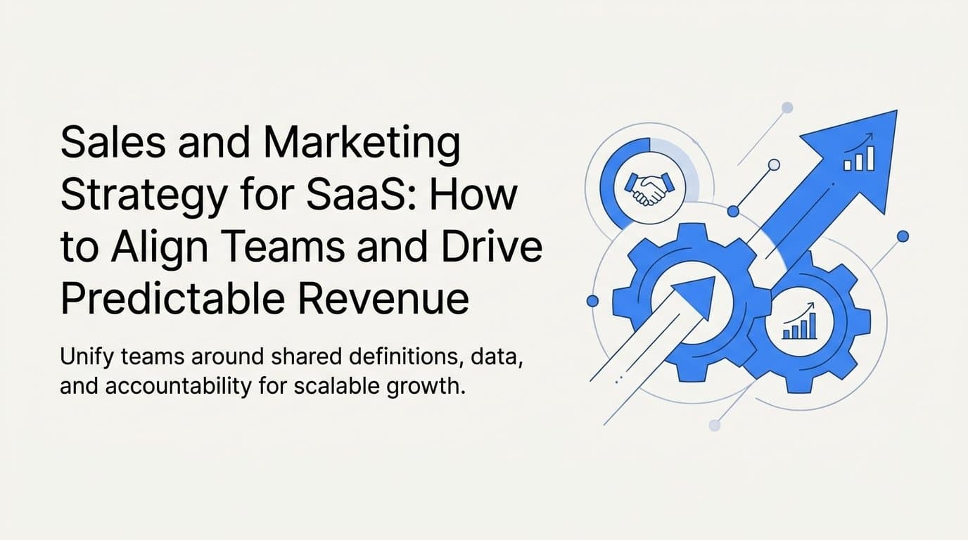 Sales and Marketing Strategy for SaaS: How to Align Teams and Drive Predictable Revenue
