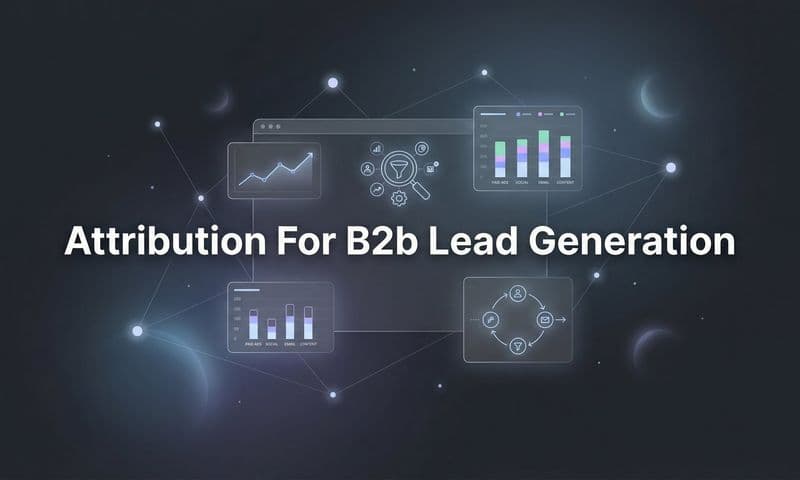 Attribution for B2B Lead Generation: How to Track What Actually Drives Revenue
