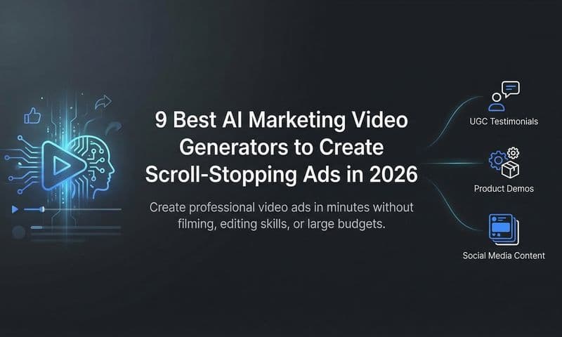 9 Best AI Marketing Video Generators to Create Scroll-Stopping Ads in 2026