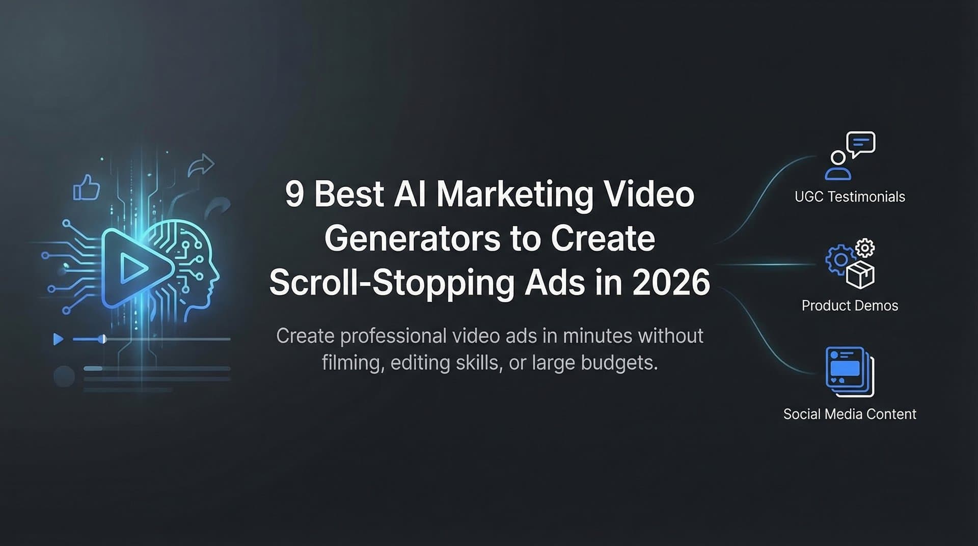 9 Best AI Marketing Video Generators to Create Scroll-Stopping Ads in 2026