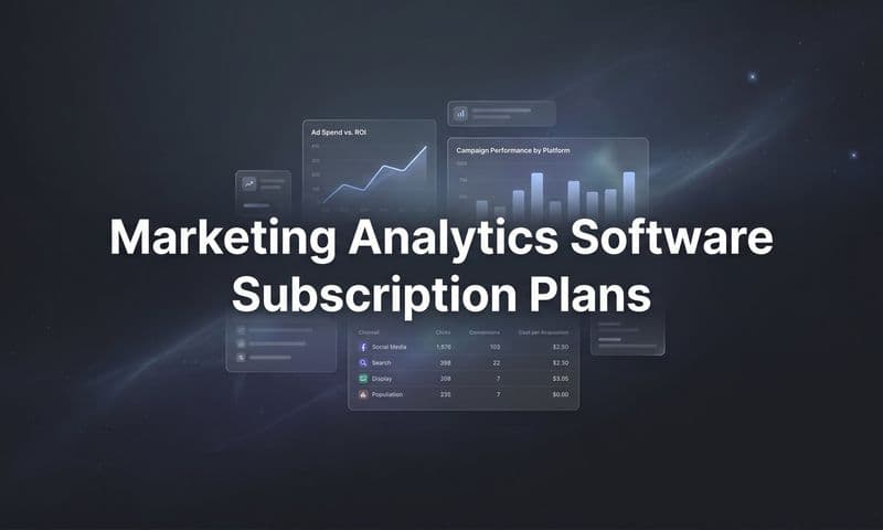 9 Best Marketing Analytics Software Subscription Plans in 2026