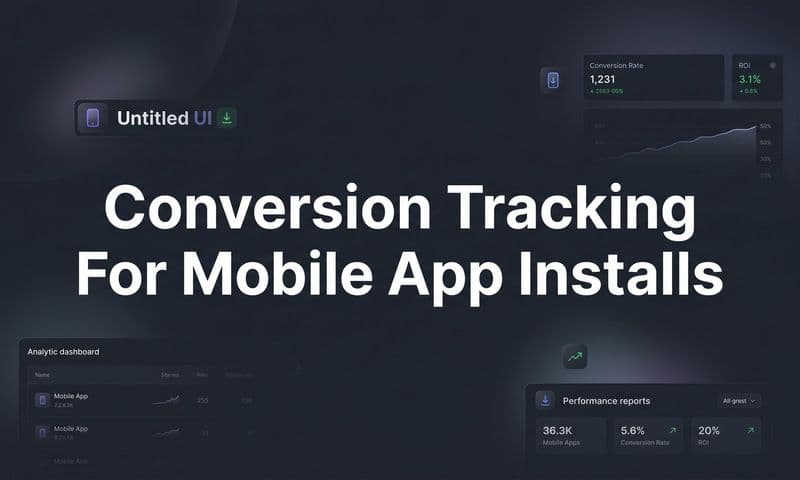 Conversion Tracking for Mobile App Installs: A Step-by-Step Guide