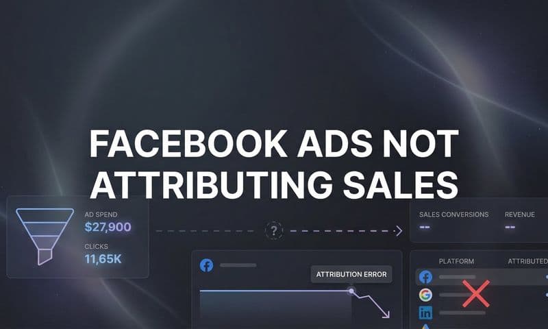 How to Fix Facebook Ads Not Attributing Sales: A Step-by-Step Troubleshooting Guide