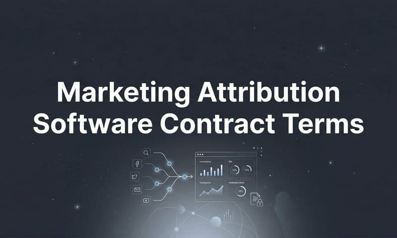 Marketing Attribution Software Contract Terms: What to Know Before You Sign