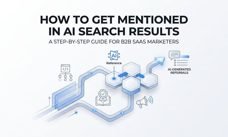 How to Get Mentioned in AI Search Results: A Step-by-Step Guide for B2B SaaS Marketers