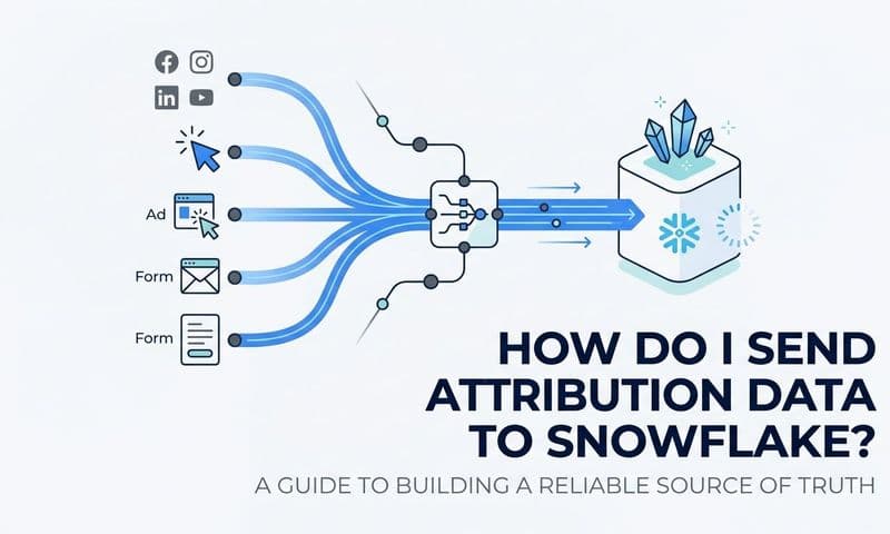 How do I send attribution data to snowflake?