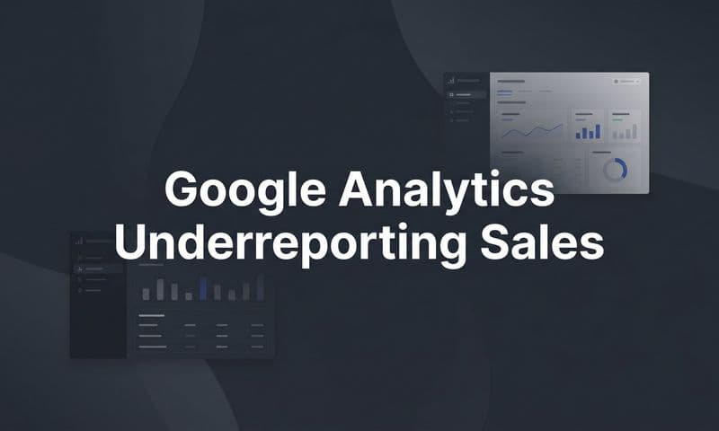 Google Analytics Underreporting Sales: Why It Happens and How to Fix It