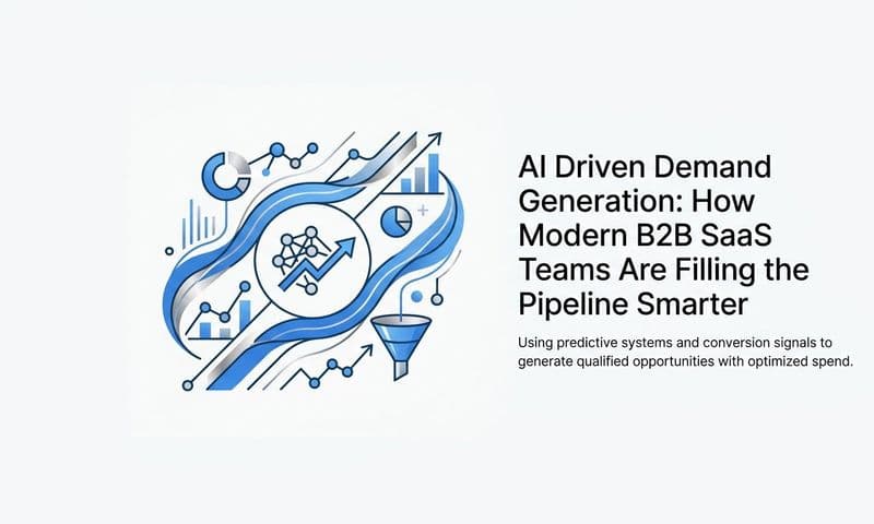 AI Driven Demand Generation: How Modern B2B SaaS Teams Are Filling the Pipeline Smarter