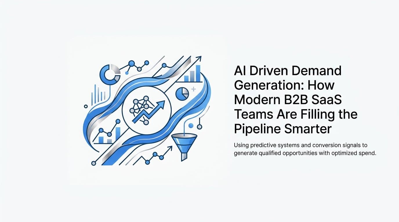 AI Driven Demand Generation: How Modern B2B SaaS Teams Are Filling the Pipeline Smarter